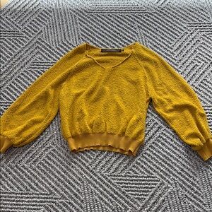 Cozy Mustard Sweater